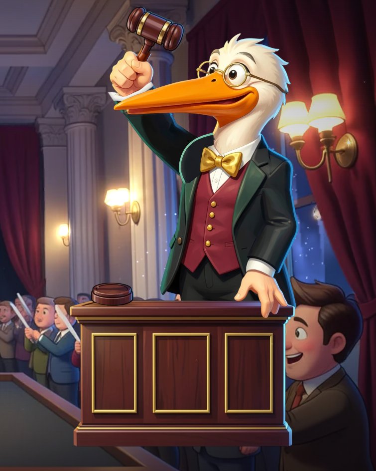 COLCHISGAMES's tweet photo. Meet Mr. Gavel. 🔨

He runs the room in SOLD! The Midnight Auction, coming soon. Sharp suit, steady hands, and a gavel that lands on every beat.

Midnight question: what's the one thing you'd never sell? https://t.co/Qke52pwAsC