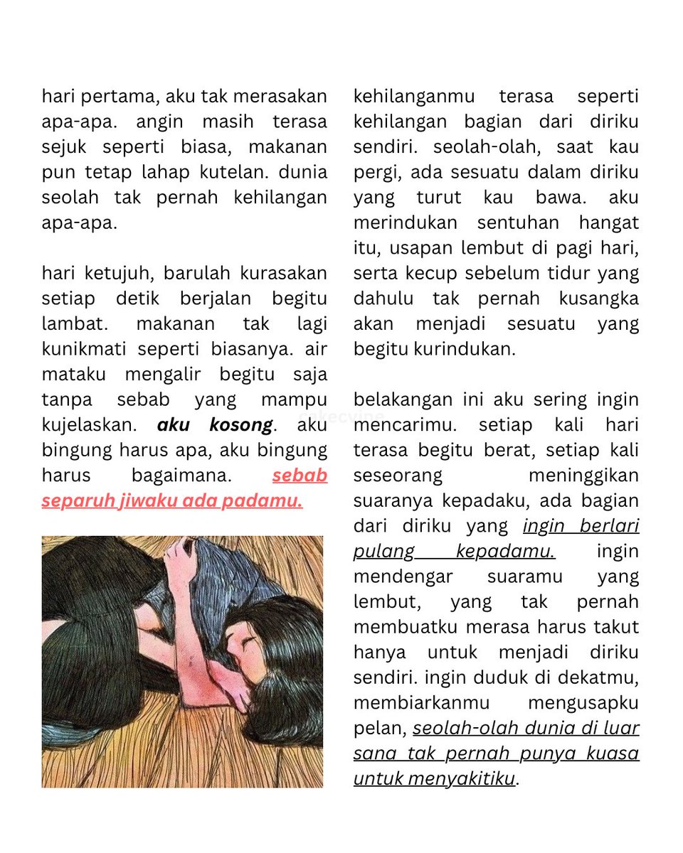 cakecvine's tweet photo. CW: grief, emotional distress | hatiku masih hafal jalan pulang, hanya saja rumahnya sudah tak lagi ada https://t.co/DOpVUTmKGA