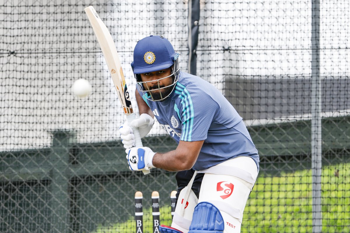 BCCI's tweet photo. Getting into the groove in Wellington 💙

#TeamIndia | #NZvIND https://t.co/pBJHVSyvR5