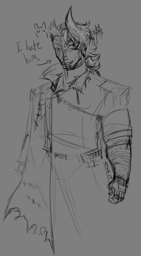 MechcanicalWorm's tweet photo. I forgot to post this ugly fart, still trying to figure out how I wanna draw him... https://t.co/JwbODDkZdD