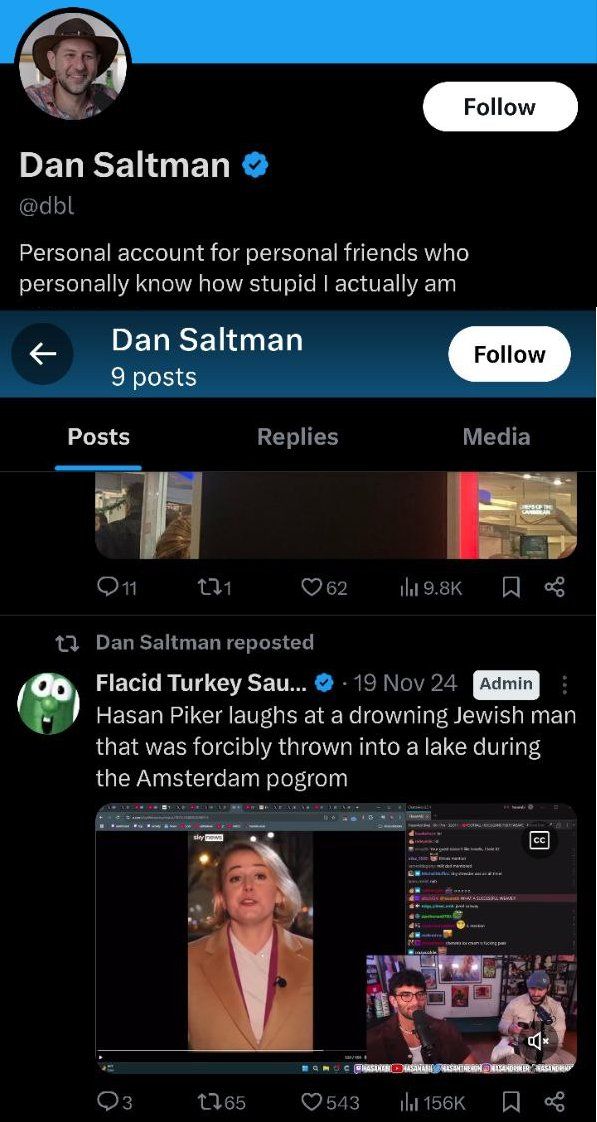 ryancbeard's tweet photo. More proof:

Here is Dan retweeting a Flacid Turkey Sausage post from the Dazbollah Brigades and responsing to a Flacid Turkey Sausage post in the Dazbollah Brigades

Also, there is a popular post in Destiny's Daliban subreddit listing Dan as the head of the Dazbollah Brigades

I'm guessing there would probably be even more proof of Dan interacting with Flacid Turkey Sausage if Dan wasn't constantly redacting his shit to try to hide from it

Dan obviously was directly involved with the Dazbollah brigades and Flacid Turkey Sausage. He's just trying to run from it now and lie about it because his association with Flacid Turkey Sausage makes him look really bad

And we all know that Dan has openly said that he lies to accomplish his goals, so none of this should come as a surprise to anyone