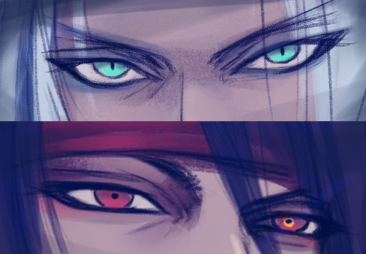 Phantomyre's tweet photo. Sephiroth's (and ofc Vincent's) eyes are always such a pleasure to draw.
#workinprogress https://t.co/GevWoZuIHN