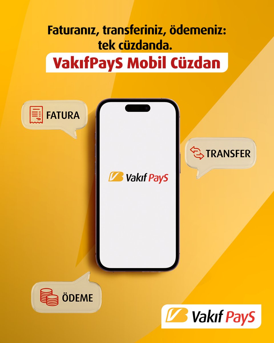 VakifPayS's tweet photo. Finansal işlemleriniz tek bir cüzdanda, kontrol sizin elinizde!

VakıfPayS Mobil Cüzdan ile fatura ödemelerinizi, para transferlerinizi ve ödeme işlemlerinizi kolayca gerçekleştirin. Finansal işlemlerinizi tek noktadan yönetin.

#VakıfPayS https://t.co/kGzMnSL5o3