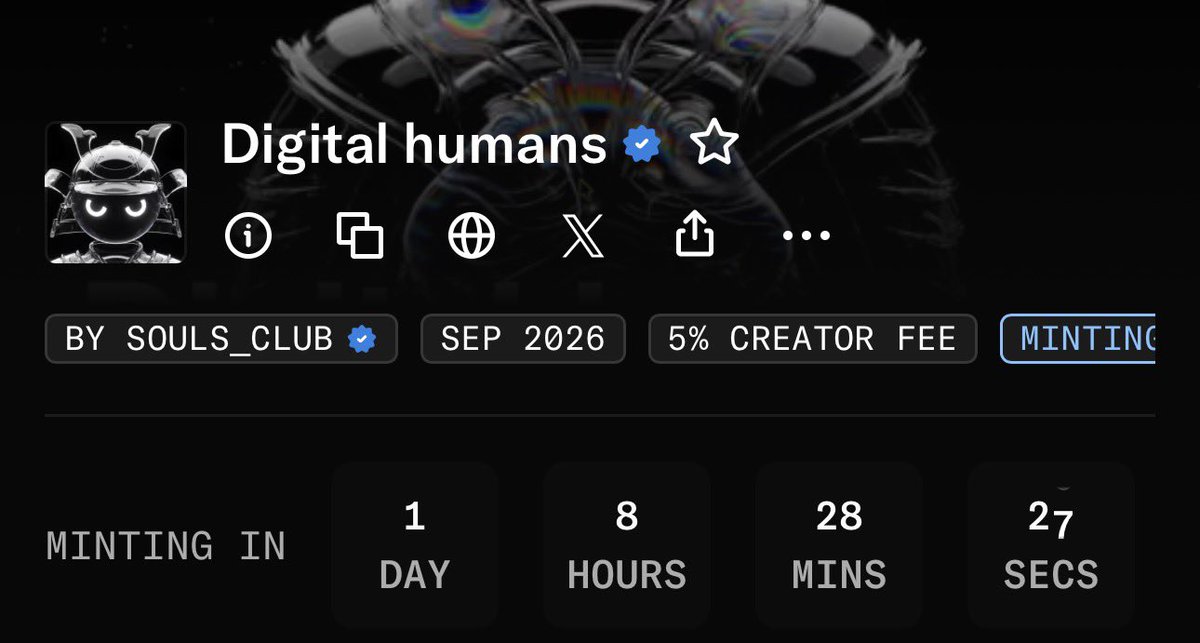 prufboogie's tweet photo. Giving away 25 GTD spots for @SoulsClubInc 

Follow and drop your EVM address

24 hours https://t.co/K3VP5kPBgX