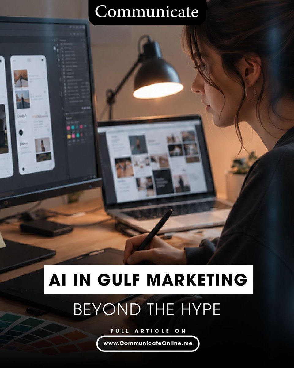 CommunicateME's tweet photo. 84% of GCC organizations use AI, but proving ROI remains a challenge. From Coca-Cola’s 32 personalized  ads to Air Arabia’s 12-market campaign, brands are turning AI into results. https://t.co/qalhlHwbtk https://t.co/3Fz6tPpoll