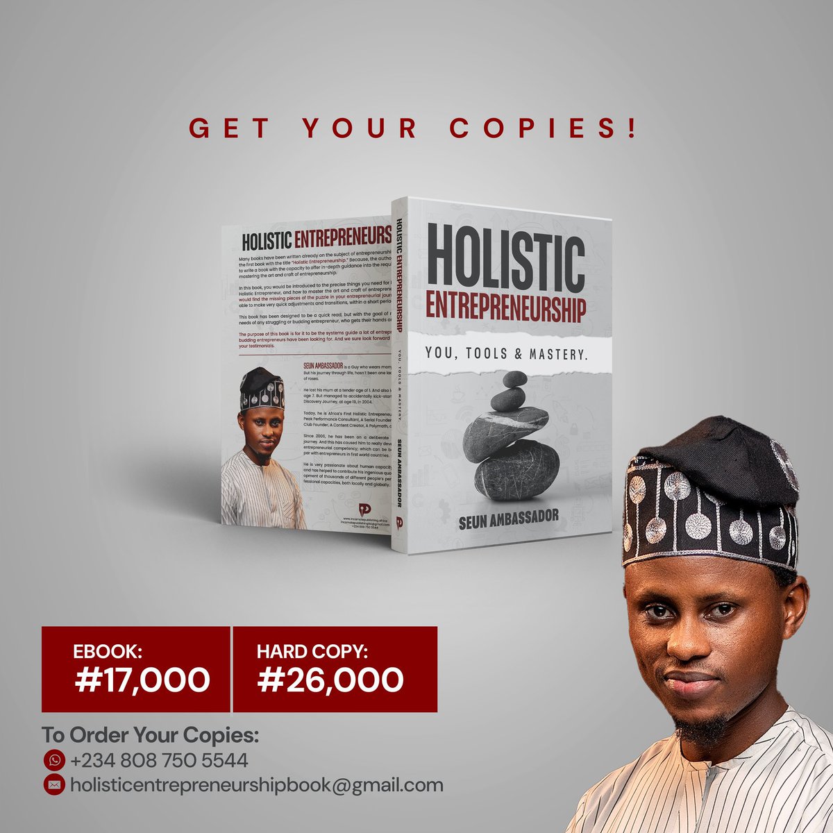 Seun_Ambassador's tweet photo. To get a copy, send us a message ๐๐ฟ
https://t.co/NAcET0Prh5
#CoachSeunAmbassador #HolisticEntrepreneurship #ProblemSolving #Nigeria #Africa https://t.co/gkG2y3wNPZ