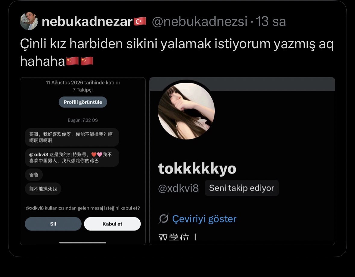 deinmartin66's tweet photo. @EddmMN1IsIMVuZN @Beyz_6561 çinli fahişeler benimle https://t.co/lcECUKcmUT