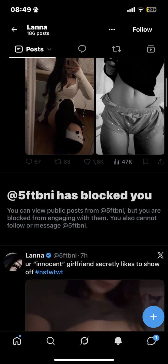 wufsies's tweet photo. Blocked me LAOAOAOAOA CZ YK IM RIGHT STUPID CATFISH https://t.co/hcVz6Wctt6