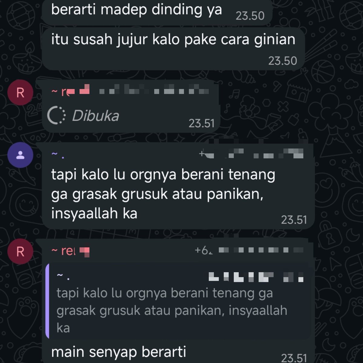 barchaneolian's tweet photo. jadi ceritanya udah dari lama gua tuh join grup tka gitu, tapi baru² ini aja gua buka grup itu. ternyata semalam tuh ada yg nanya cara nyontek gimana, bahkan dia udah gladi nyontek gitu(difotoin sama dia, tapi 1 kali lihat). najis bgt kata gua teh.. 
yg jujur aja pls https://t.co/PnkTqH2dTf
