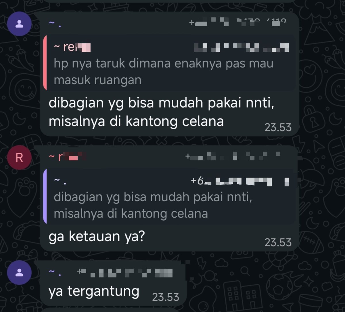 barchaneolian's tweet photo. jadi ceritanya udah dari lama gua tuh join grup tka gitu, tapi baru² ini aja gua buka grup itu. ternyata semalam tuh ada yg nanya cara nyontek gimana, bahkan dia udah gladi nyontek gitu(difotoin sama dia, tapi 1 kali lihat). najis bgt kata gua teh.. 
yg jujur aja pls https://t.co/PnkTqH2dTf