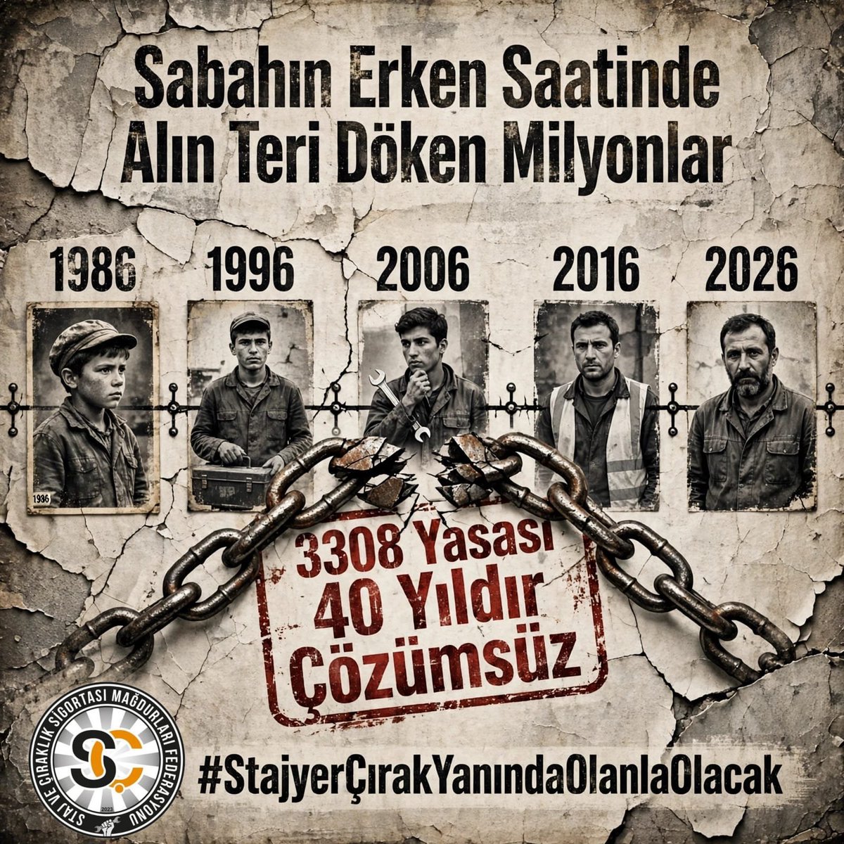 asilcaymaz1's tweet photo. @CirakStajFED @iyiparti @iyipartitbmm @MDervisogluTR @senolsunat @yavuzaydintrb @ComezTurhan @TuranYALDIR @aefakibaba @SBugraKavuncu @HasanToktasTR @KevserOfluoglu @ayyuceturkestas @mcihanpacaci @ridvanuz17 @stselcan @MetinErgun48 @husmenkrkpnr @iletisim @csgbakanligi @tcmeb @tcmeb_mtegm Daha anlatmayacagız
Birkere değil sirkeli destek
3308Yasası 40YıldırÇözümsüz
#StajyerçırakYanındaOlanlaOlacak https://t.co/fccqeXD9ef
