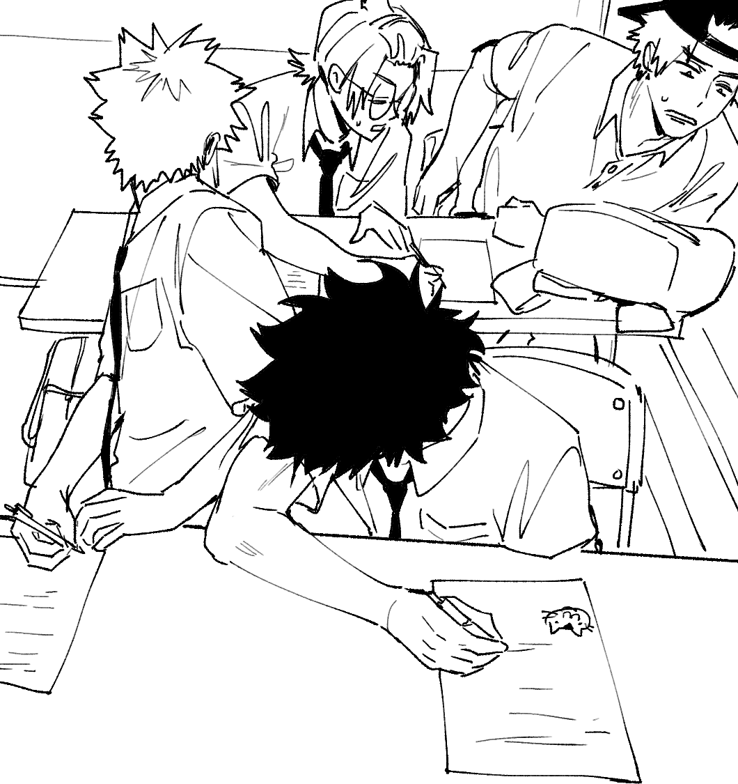 kaohom_fanart's tweet photo. Koreshiki trying his best not to crash out https://t.co/yQ8sXs0cWh