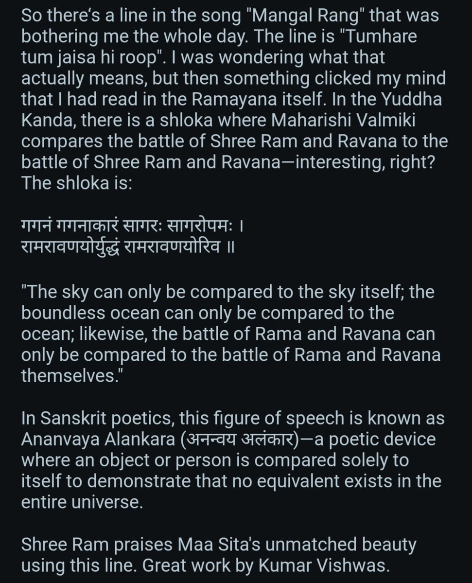 ParimalMourya's tweet photo. Another peak detailing by @DrKumarVishwas ?

#Ramayana #RamayanaMovie #RamayanaOnNov5th https://t.co/LSjX1Mooks