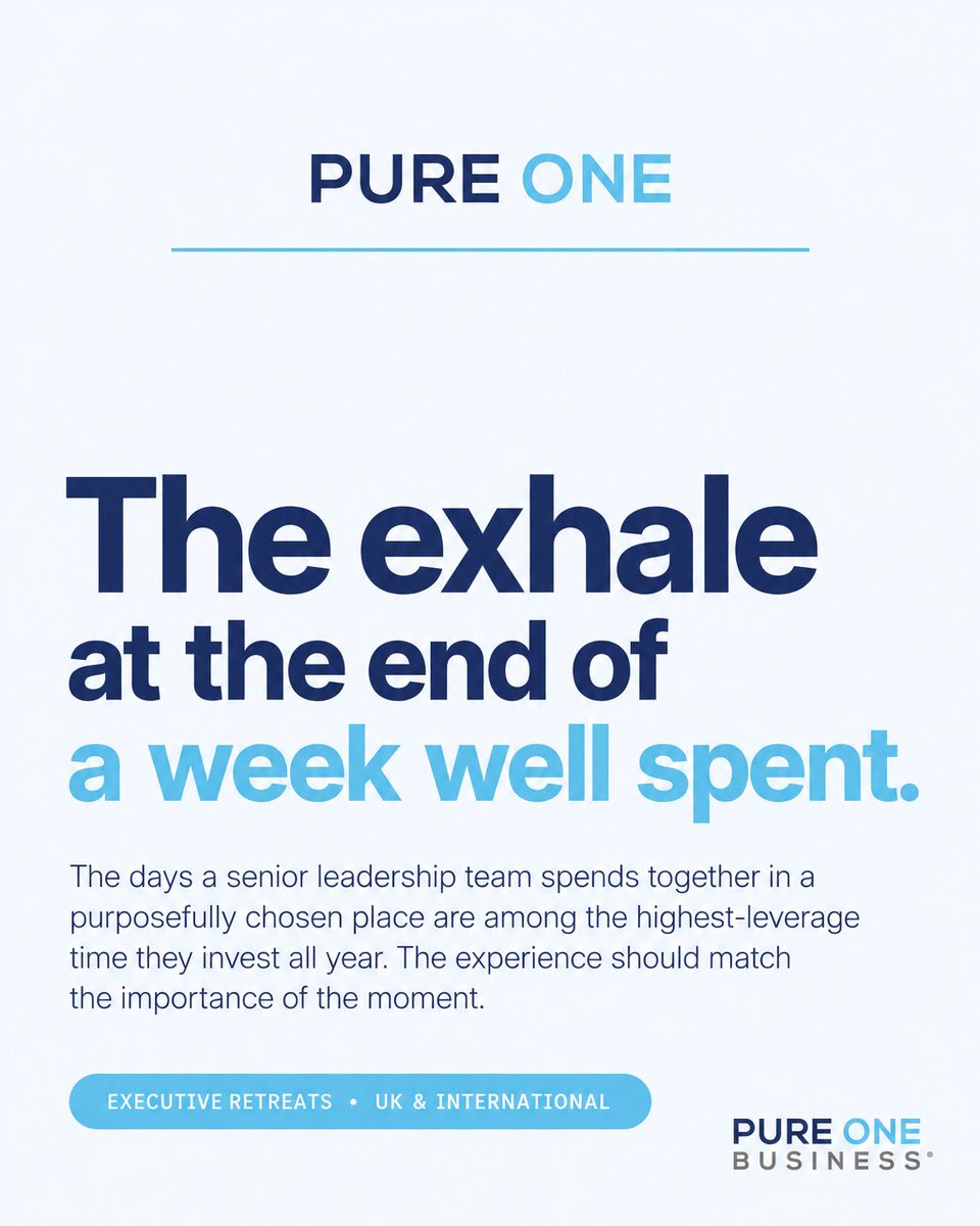 PUREONEBusiness's tweet photo. There is a particular stillness at the end of a week that has genuinely worked. The last dinner is done, the conversation has turned quieter and more honest, and nobody is quite ready to leave.

That moment is never on the agenda. It is the one leaders carry with them. 🌍 https://t.co/CULR0TJJvY