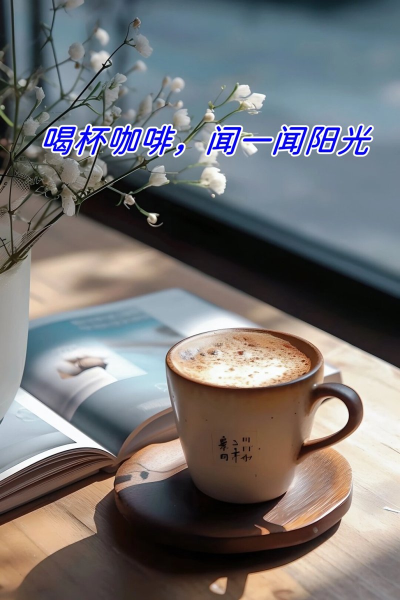 tatsuxx635's tweet photo. [今日のカフェ時間は柔らかい日差しが心地よく、コーヒーの香りに癒される]， https://t.co/AHepUFBXN7