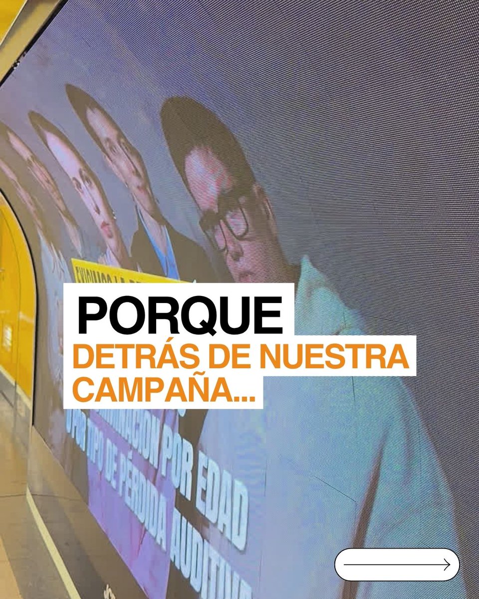 FIAPAS's tweet photo. 🚇 ¡#LaDoblePérdida llega al @metro_madrid!

Nuestra campaña ha estado presente en seis céntricas y concurridas estaciones para que su mensaje llegue cada vez más lejos: Goya, Príncipe Pío, Moncloa, Banco de España, Callao y Avenida de América.

Porque la pérdida auditiva no debería significar también la pérdida de derechos.

📢 Es hora de que esto lo escuche todo el mundo.

Una campaña financiada por @MSocialGob y @Fundacion_ONCE, con el apoyo de Aural Centros Auditivos, Fundación @Gaes Solidaria y Med-El.

Agradecemos también a @JCDecaux_ES su colaboración.

#FIAPAS #QueLoEscucheTodoElMundo