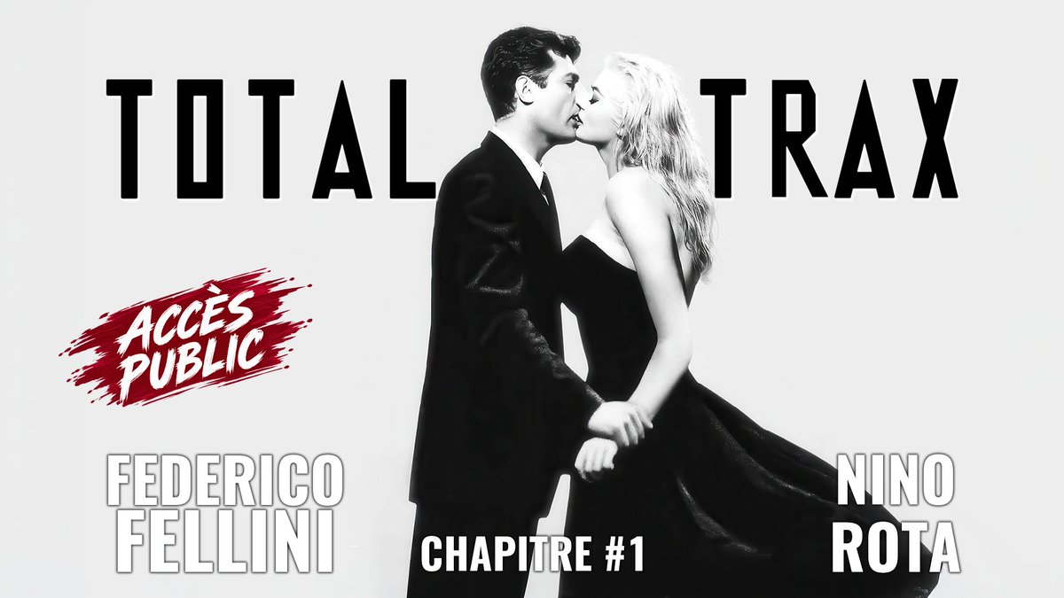TraxTotal's tweet photo. 🎧 ÉPISODE EN ACCÈS PUBLIC

La collaboration entre Fellini et Rota s’impose comme l’une des plus fécondes et singulières de l’histoire du cinéma. Dès leur première rencontre, ils développent une complicité fondée sur une sensibilité commune pour la fantaisie et la mélancolie. https://t.co/4lV0qzoLh0