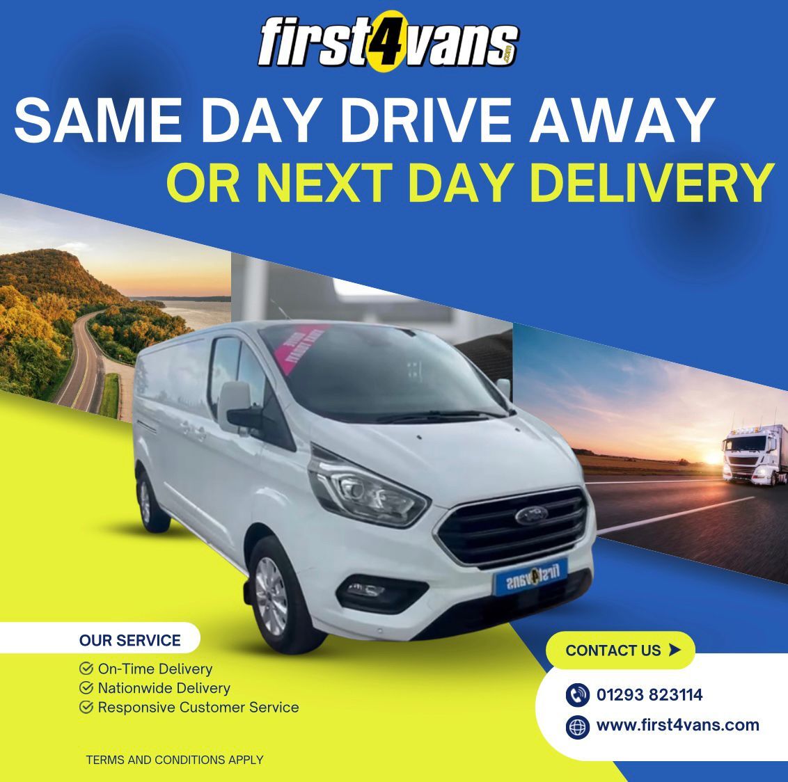 First4Vans's tweet photo. 🚐 NEW WEEK, NEW OPPORTUNITIES, NEW VAN! WHO’S READY TO DRIVE AWAY? 🔑🚐

Great stock available! 🙌 Part exchange &amp; finance options available.

📞 01293 823114 💻 https://t.co/Pq84828hlX

#VanSales #GreatStock #PartExchange https://t.co/IdrrKHdnGX