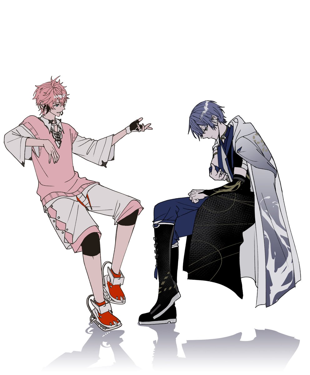 yuhbukka07's tweet photo. main dishの間奏パートで🐺に「お先にどうぞ」してる🦖、しぐさも表情も最高で好きなところ

円盤出てもこのシーンメインカメラ遠くて、ライバーカメラ同時再生じゃないと2人の掛け合い見れないから今のうちに描きとめておきます https://t.co/7Vb0sNKOmp