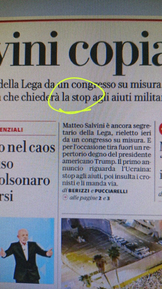 pazzoperrep's tweet photo. Sicuramente sbaglio, ma da assiduo lettore di Rep non ricordo un refuso nel titolo di apertura di prima pagina https://t.co/zsEnQ3IN9x