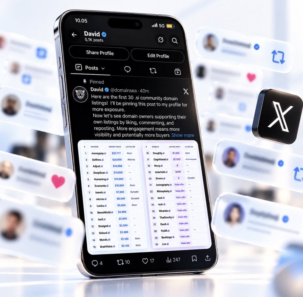 domainsea's tweet photo. I’ve seen a lot of trends and communities come and go over the past year, but nothing quite like this.

The energy, the passion, and the support within the .si community are something else.

Honestly, wow! 🔥

#si #superintelligence #domains #domaininvesting #community https://t.co/VU6hKXO0bL