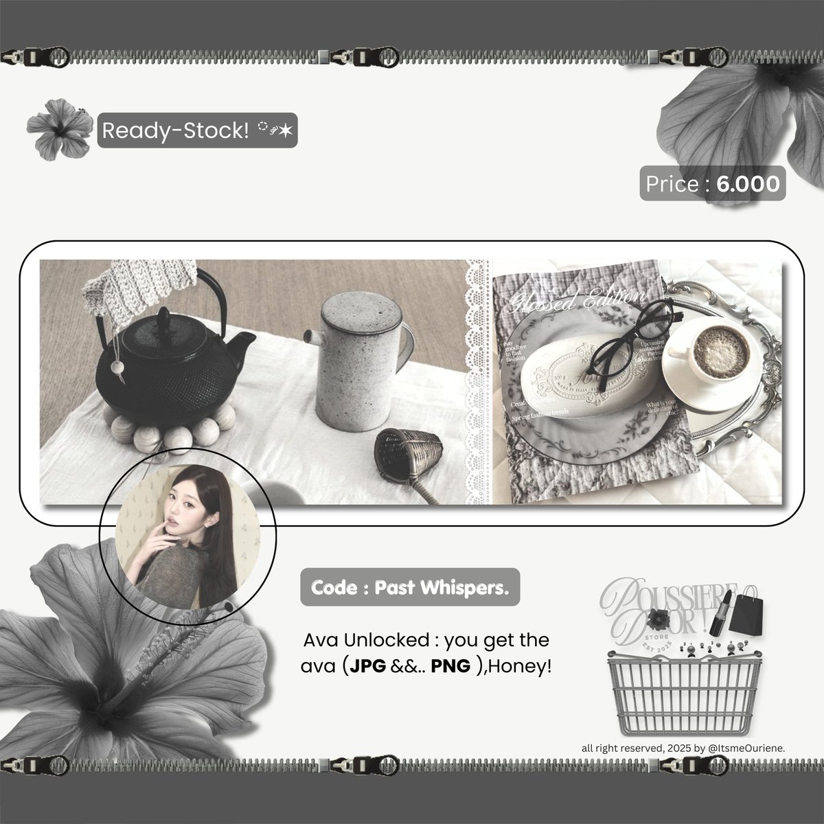 ItsmeOuriene's tweet photo. help rt/reports yaa manteman!♥︎ 

★ : 𓈒 𓈒  ( #zonauang #bealanja ) hayii sweetheart! aku ada (7) layout ready-stock dari wonyoung dengan PRICE : 6.000 🤍 bisa langsung dijemput via DM 🫶🏻 jangan lupa mention me after dm yaa, thankyou. https://t.co/cnOkUCRSHY