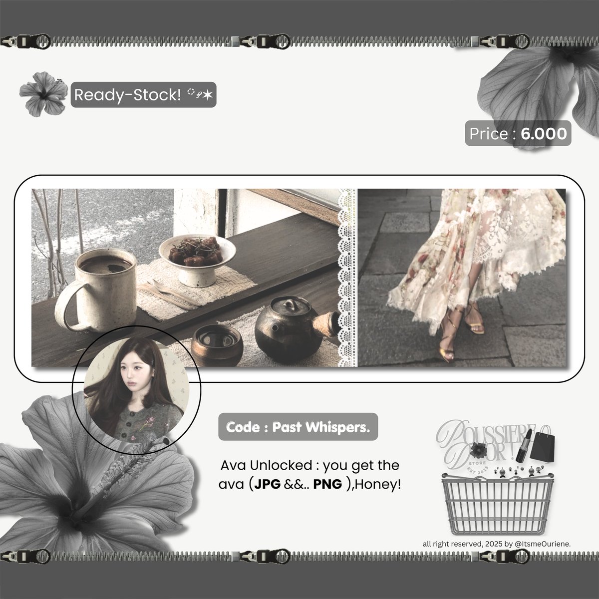 ItsmeOuriene's tweet photo. help rt/reports yaa manteman!♥︎ 

★ : 𓈒 𓈒  ( #zonauang #bealanja ) hayii sweetheart! aku ada (7) layout ready-stock dari wonyoung dengan PRICE : 6.000 🤍 bisa langsung dijemput via DM 🫶🏻 jangan lupa mention me after dm yaa, thankyou. https://t.co/cnOkUCRSHY