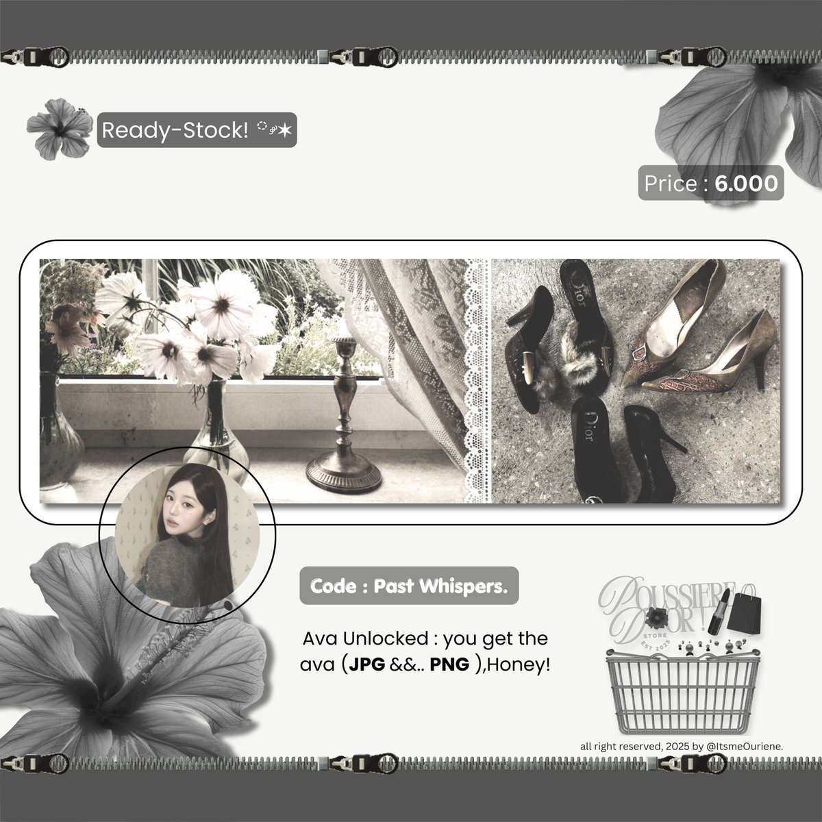 ItsmeOuriene's tweet photo. help rt/reports yaa manteman!♥︎ 

★ : 𓈒 𓈒  ( #zonauang #bealanja ) hayii sweetheart! aku ada (7) layout ready-stock dari wonyoung dengan PRICE : 6.000 🤍 bisa langsung dijemput via DM 🫶🏻 jangan lupa mention me after dm yaa, thankyou. https://t.co/cnOkUCRSHY