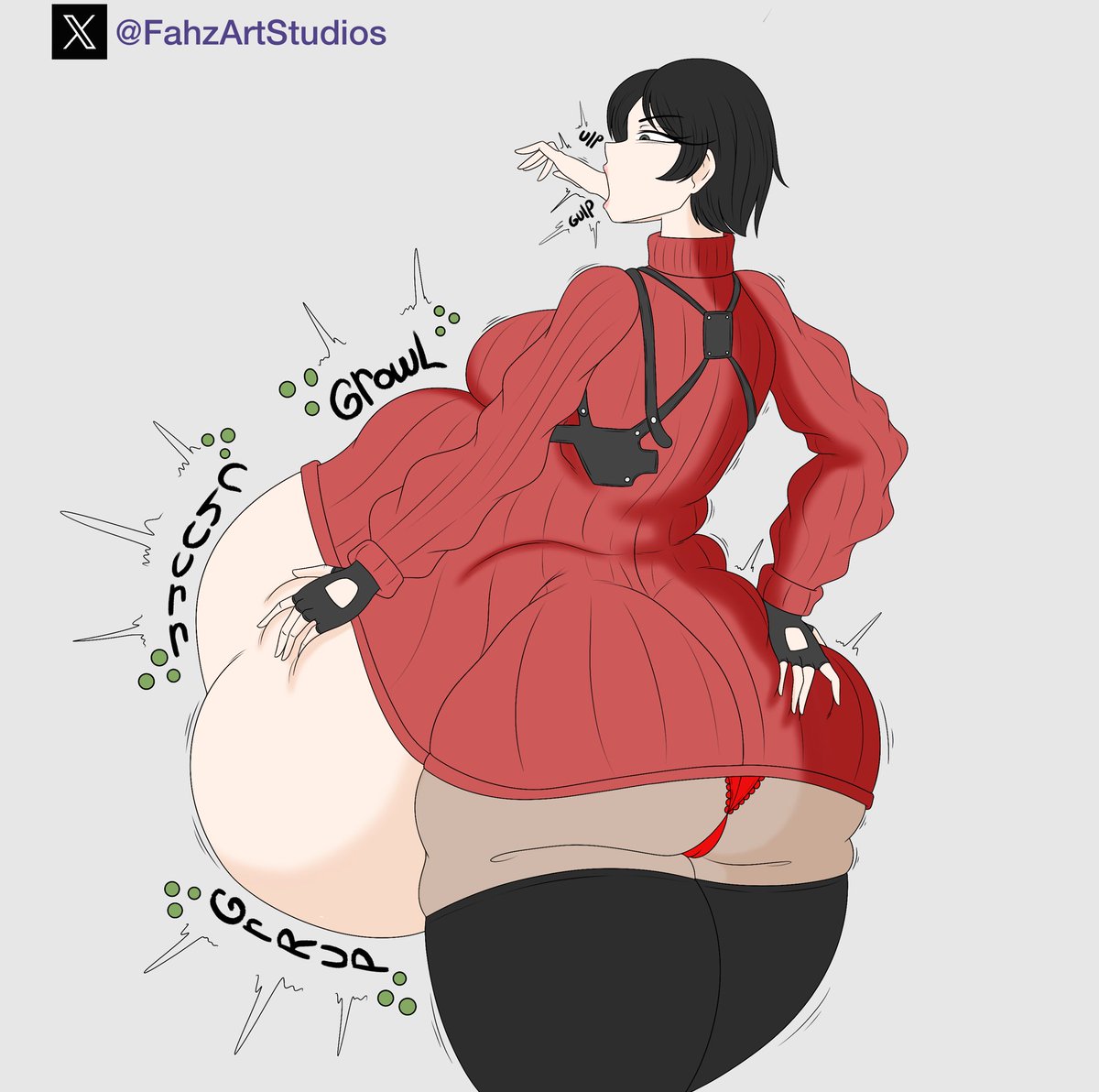 FahzArtStudios's tweet photo. Ada Wong Vore :3 
#Vore #VoreArt https://t.co/86iDrrZbQm
