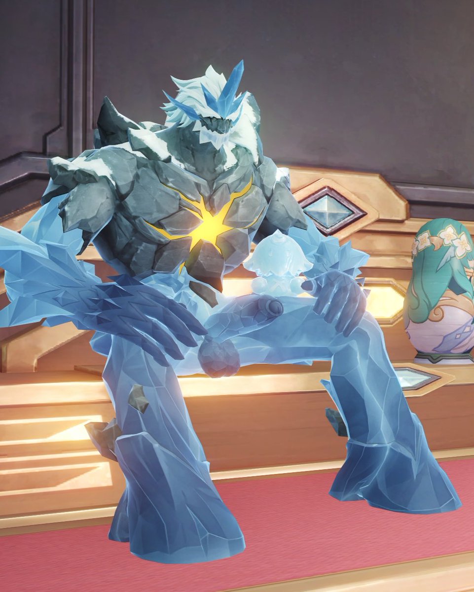 annplanned's tweet photo. I finally got the glacial warden out and also did an nsfw for the frost giant! I made a little statue as well since ik a lot of ppl have finished the quest for the big guy.. apologies for all the delays idk what happened tbh also if ur reading this aloysha or varka mod next? https://t.co/3zCCV2tryh