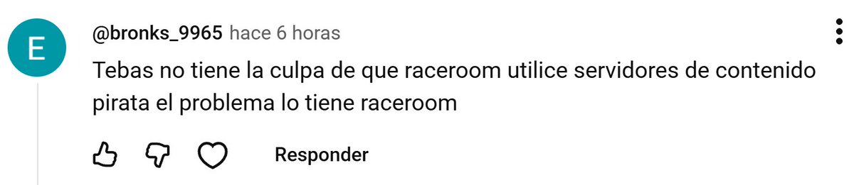 Heikki360's tweet photo. Javier Tebas acaba de dejar un comentario en el directo de ayer de RaceRoom. https://t.co/t0fWNFxEHN