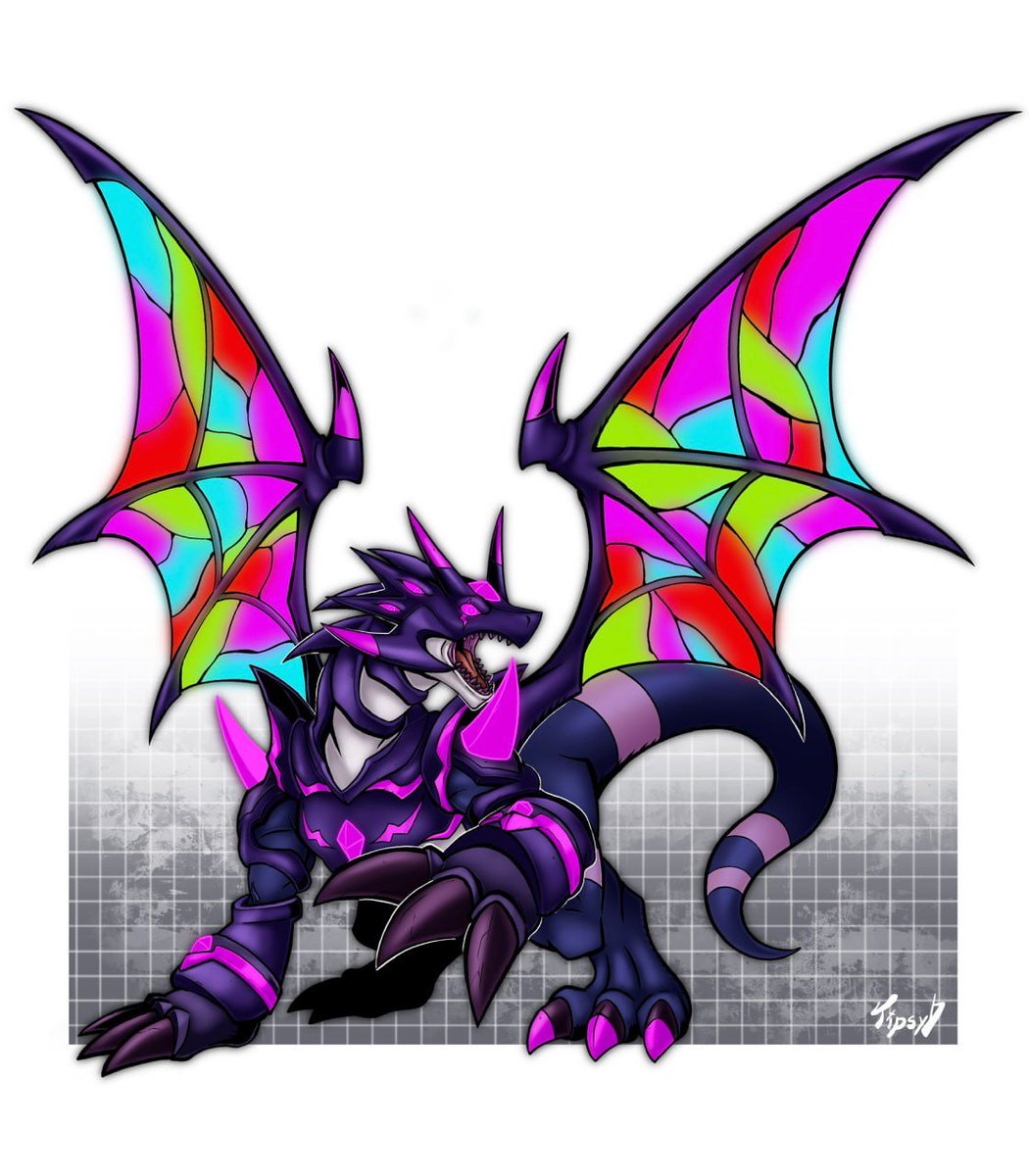 ShingonD's tweet photo. My bf gifted me this Amazing art of Roseienmon and WOW he looks do Majestic! 
Art made by @TipsyDoodlez thanks he looks Amazing! 💙 https://t.co/DRpbkvQxYr