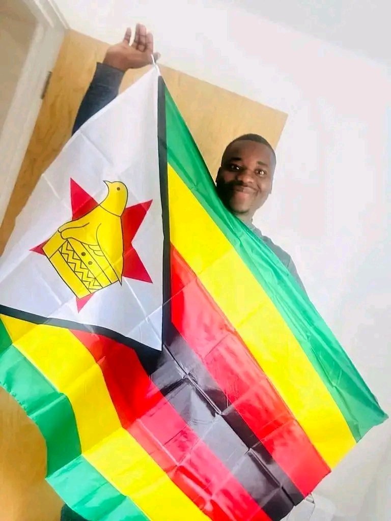 TakudzwaChiwade's tweet photo. Look at us. Kneeling, flag on our backs. This is love for Zimbabwe.  
But love means telling the truth: we suffered. We buried people. We lost homes. We were scattered across the world because of bad governance.  
Now they want CAB2/CAB3 to stay longer in power?  
NO. We want change. We want the Constitution respected. We want a Zimbabwe where no one else has to leave their home to survive.  
*#NoToCAB #ZimbabweDeservesBetter* 🇿🇼