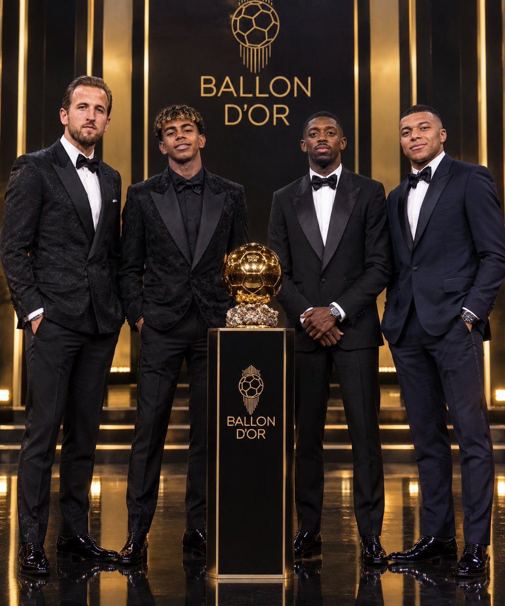 AbuZeenat_'s tweet photo. Hey @grok Let the 2026 Ballon d’Or winner take the trophy in his hands https://t.co/qxLEXXs4ck