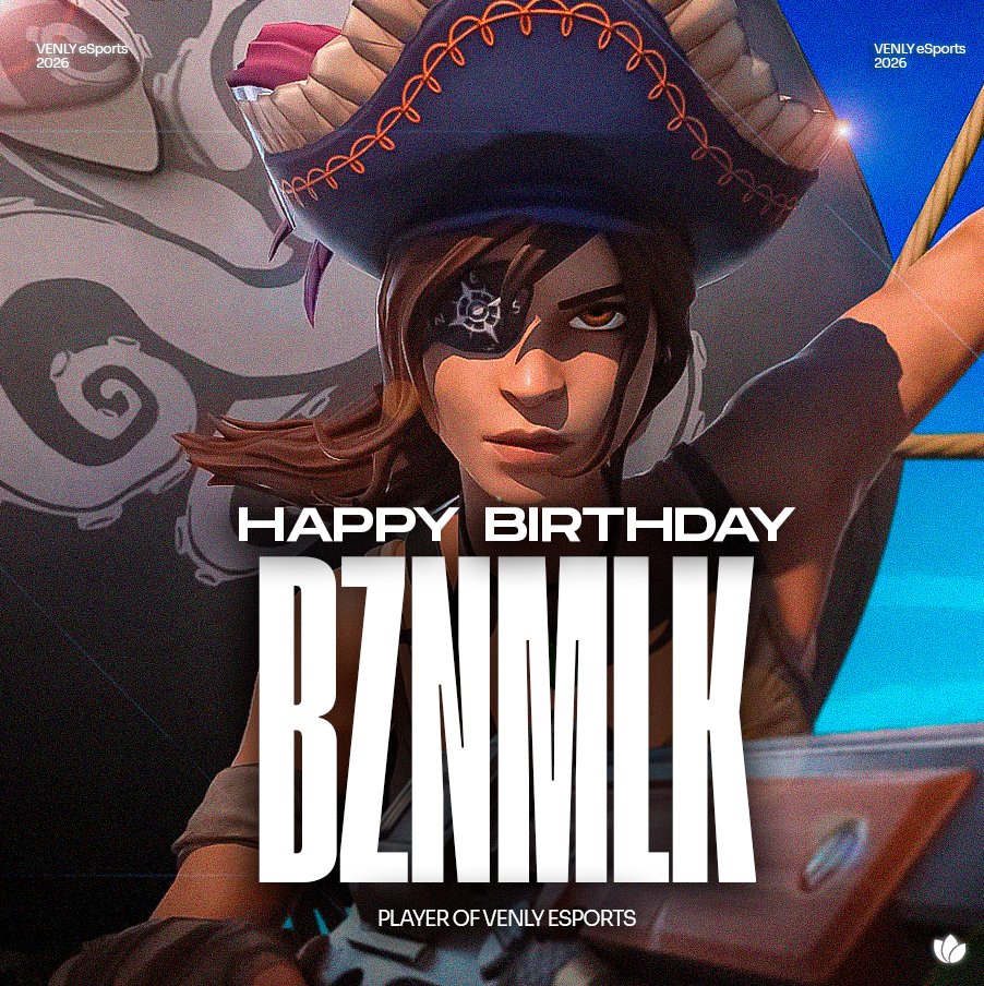venlyesports's tweet photo. MAIS UM ANIVERSÁRIO HOJE! 😁

Feliz aniversário @coldbzn, desejamos muita saúde, muita paz e que venha bastante ganhos ainda esse ano! Te amamos Bzn! 🩷

#VenlyPath https://t.co/xe2NQMCjjH