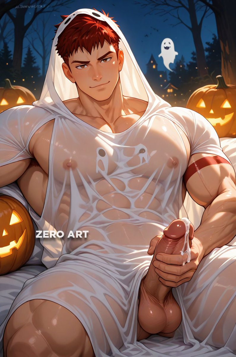 zeroartx's tweet photo. Derek is ready for Halloween! 👻
Get more of him on my Patreon
Link in bio 🔥

#bara #aiart #nsfw #r18 #ai #gay #baraart #gayart #derekkingsfield #halloween https://t.co/F2bBfoRUhX
