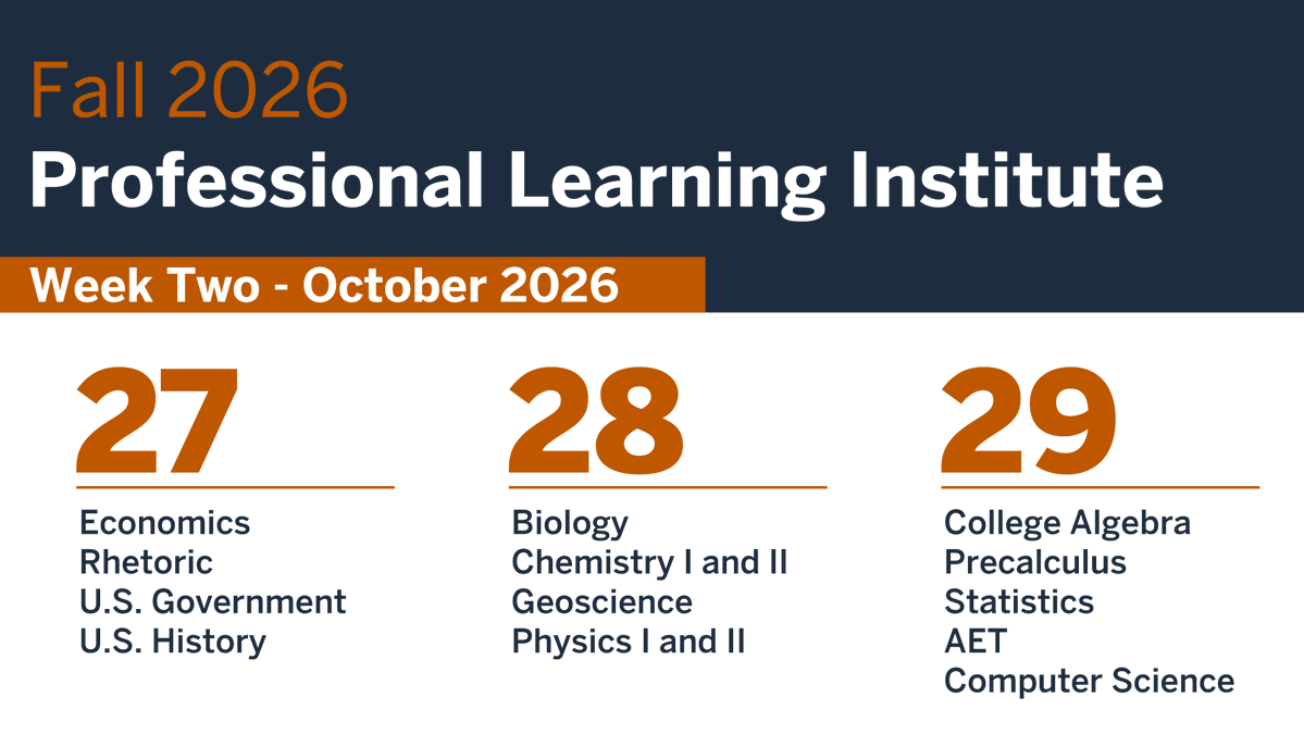 TexasOnRamps's tweet photo. Our #OnRamps course teams are so excited for another week of Fall PLI collaboration with Instructors, sharing course-specific pedagogy, instructional practices, and strategies to deepen classroom engagement and support student success. #ProfDev #txED https://t.co/Y30zsqDwLZ
