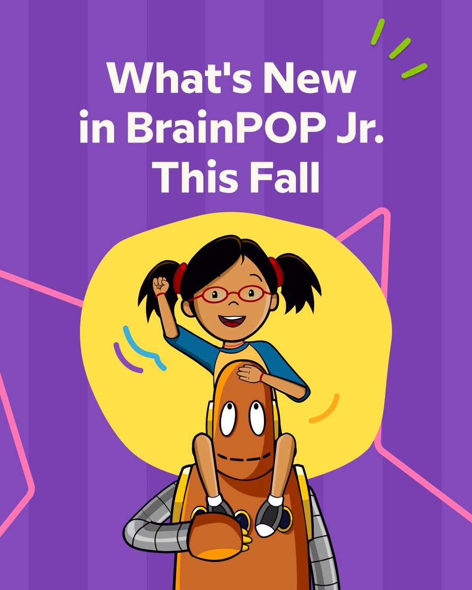 brainpop's tweet photo. Now, every BrainPOP Jr. (K-3) movie plays in Spanish, giving multilingual learners a shared entry point before English practice, and Live Mode quizzes give every student space to think it through and make connections together. https://t.co/GLG1nbJvt4