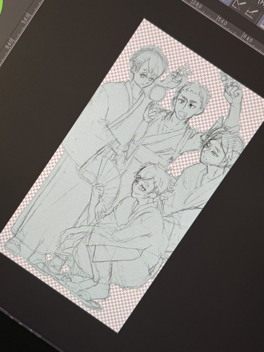 illust_suzu's tweet photo. 今日は液タブに向かえなかった……明日こそ、明日こそ！

いつか描きあげようと思ってる↓↓↓ https://t.co/Z1IKwh7hTh