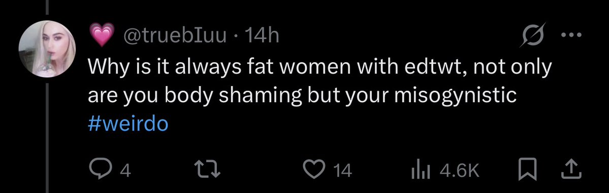 rdhw8k's tweet photo. @truebIuu @Batsfromed B-but you’re bodyshaming! That’s fatphobic!! #fatbitchesaredumb😹 #increasejunkfoodprices🤣😹 https://t.co/I9bJ9rTYkg