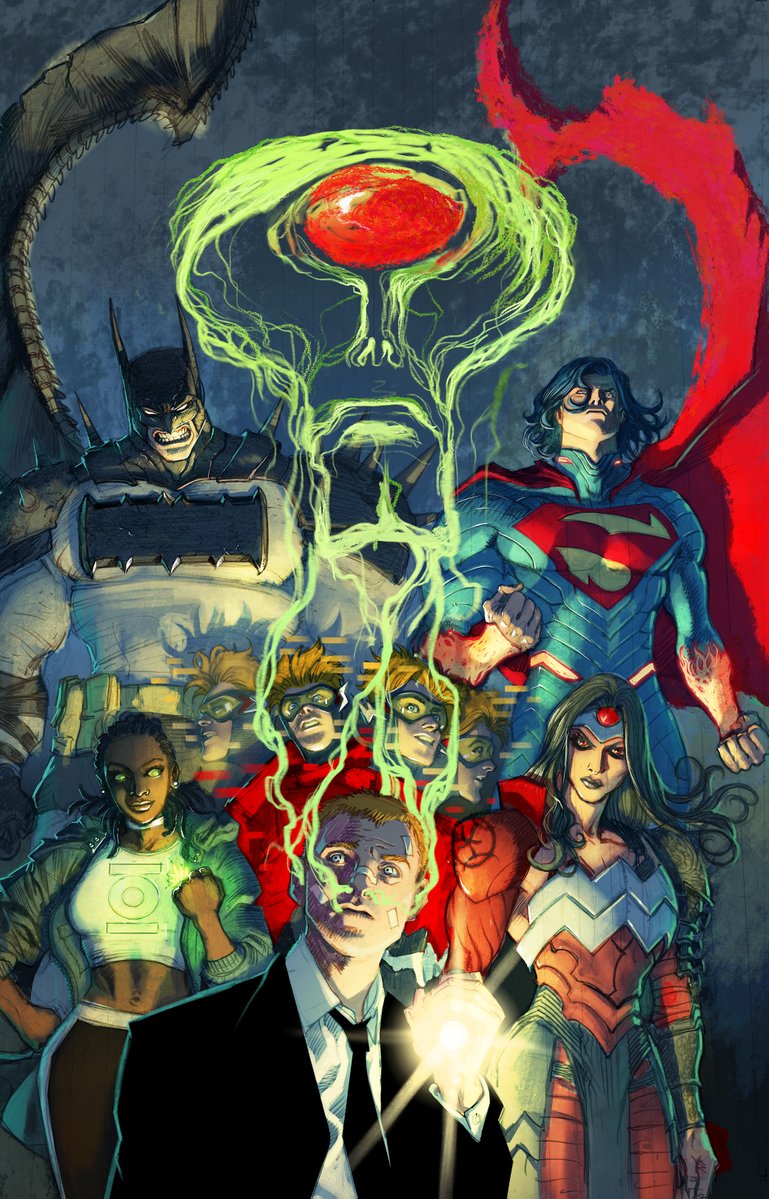 juaneferreyra's tweet photo. Absolute Justice #1 cover process..  digital sketch, pencils, digital colors, etc.. https://t.co/rK7fzSfivO
