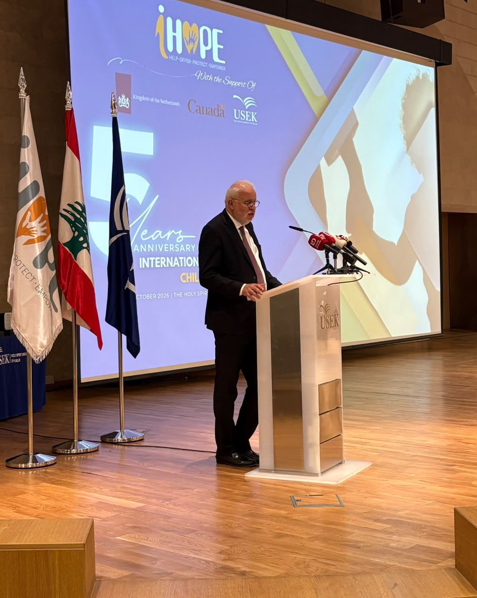 MOJLebanon's tweet photo. برعاية وزير العدل عادل نصار وحضوره، نظّمت جامعة الروح القدس – الكسليك مؤتمر الذكرى السنوية الخامسة لمنظمة «iHOPE»، لبحث سبل حماية الأطفال من الاختطاف العائلي الدولي وتعزيز التعاون القضائي.

@adelnasar_ https://t.co/I9XZqObC53
