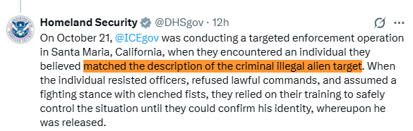 David_J_Bier's tweet photo. ICE racially profiled a nonverbal high school kid and brutalized him when he didn't follow their illegal orders. ICE claimed he "matched the description" of a "criminal illegal alien target." It's racial profiling, and it was inevitable that it would lead to this. https://t.co/YEA8aJOaeX