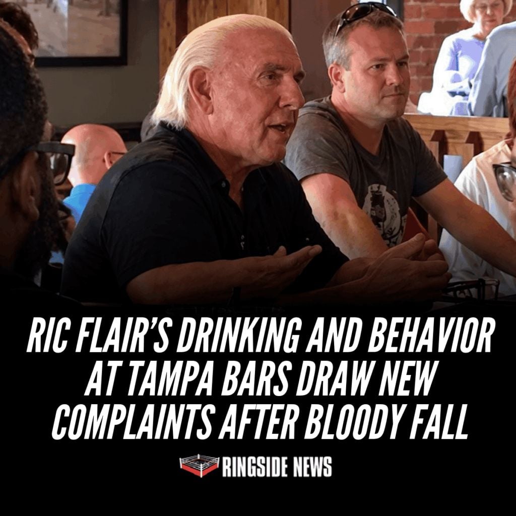 ringsidenews_'s tweet photo. Ric Flair's Drinking and Behavior at Tampa Bars Draw New Complaints After Bloody Fall https://t.co/IOmULEJvBI https://t.co/RJ3L9U6KfU