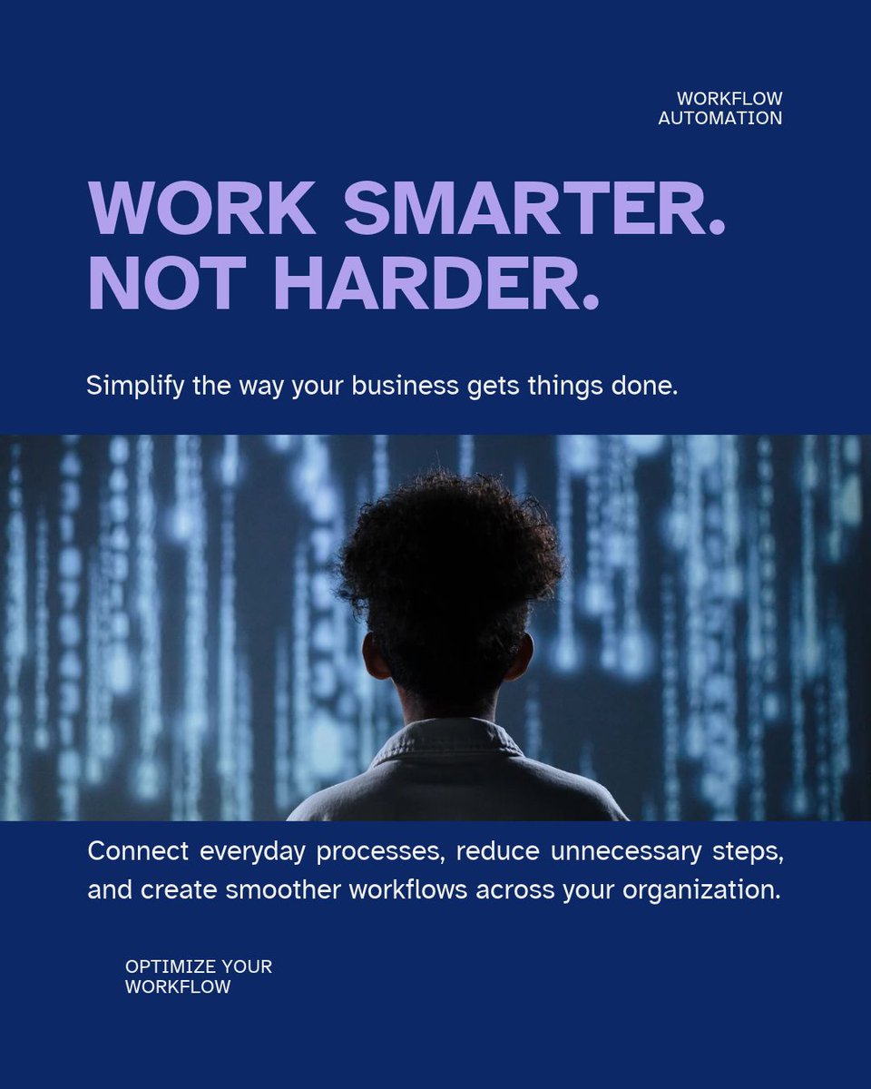 joyce_abel1's tweet photo. Work smarter, not harder!

Workflow automation helps connect tools, simplify repetitive tasks, and create smoother processes.

Stop repeating every step manually. Start building smarter workflows!

What would you automate first?

#Automation #AITools #joyce_abel1 https://t.co/DWjZOE8il1