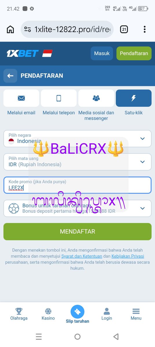 0xBaLiZ's tweet photo. @FireHost_77 New register and depo https://t.co/Uvbgl8m1DB