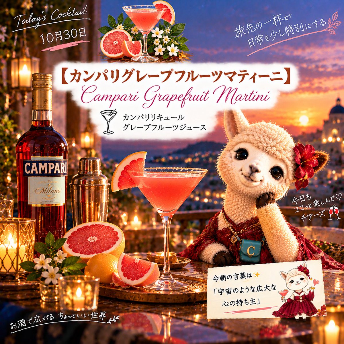 coco_ohsake's tweet photo. おはようございます🦙🩵
とうとう金曜日！どんどんワクワクします。
ふふ。明日から旅行なのです https://t.co/nw4kvZUGAI