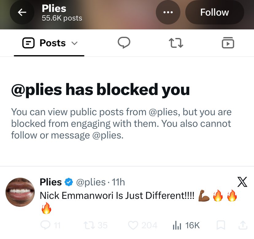 MarajestyEliteV's tweet photo. .@plies yeah that was your best option https://t.co/IrC9wdk1Wr
