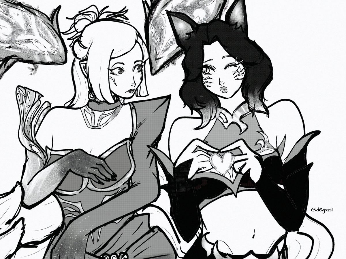 D0gAzul's tweet photo. Kaisa &amp; Ahri 
#LeagueOfLegends #KDA #FIRESTARTER https://t.co/fwxlBfF9FD