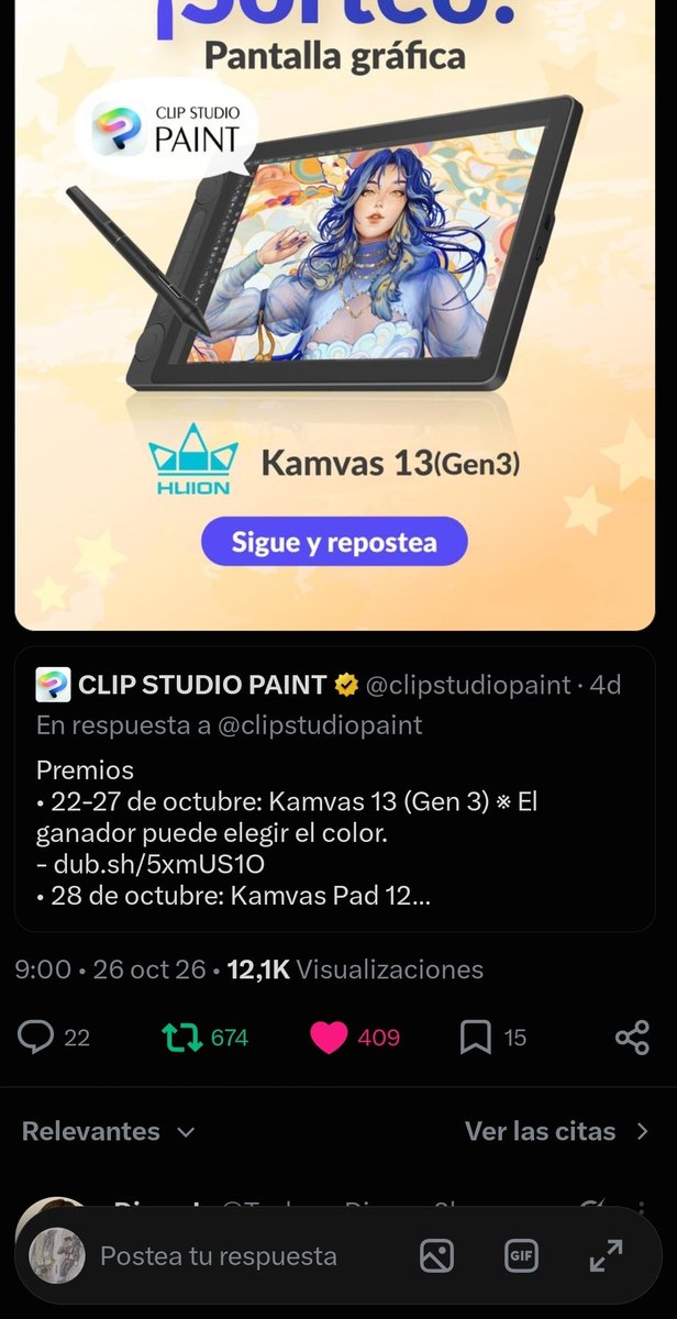 Driftnoob3's tweet photo. @clipstudiopaint Hecho :] https://t.co/stXgJa5zpH
